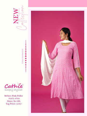 cathie cotton viscose kurti
