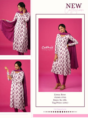 cathie rose full sleeve kurta